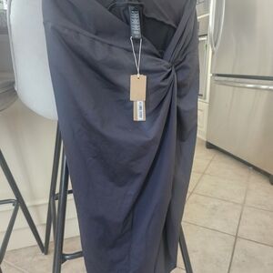 SKIMS Onyx Sarong Skirt